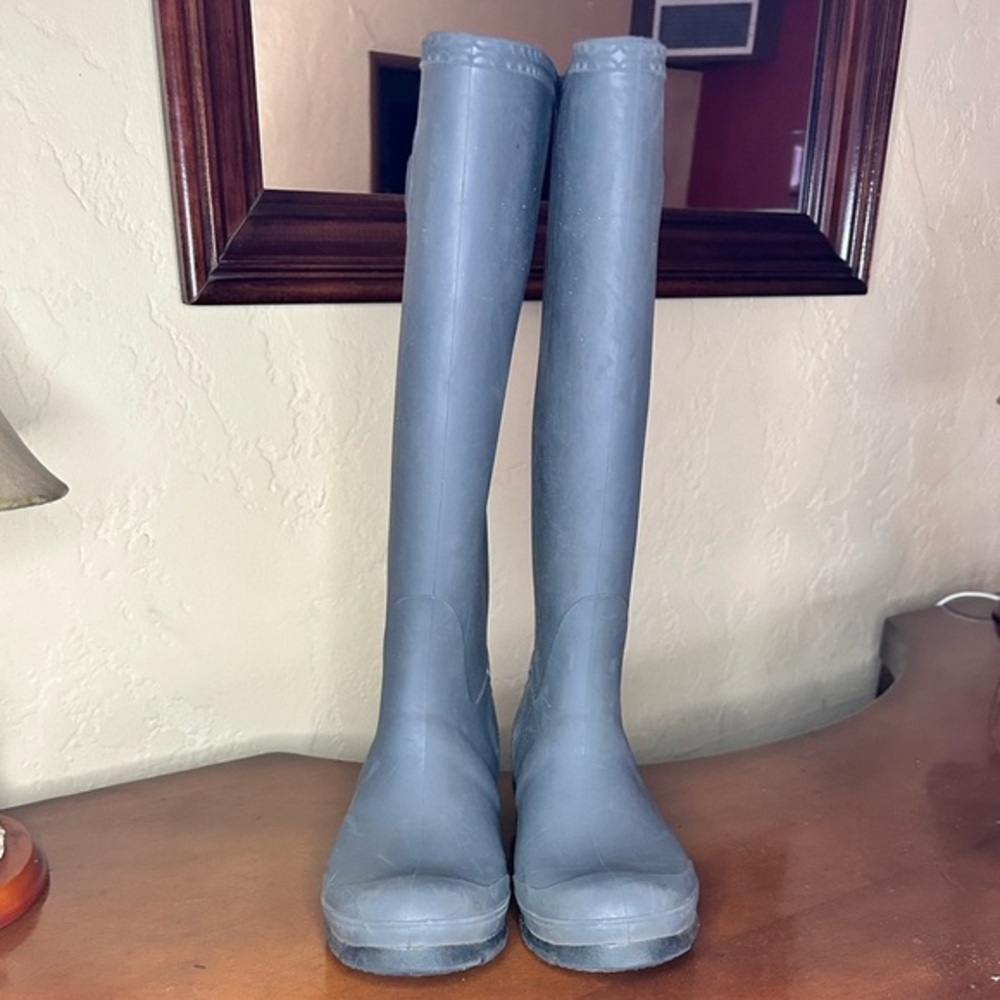 Kami Tall Rain Boots Gray Size 9 - Picture 4 of 6